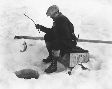 Pêche sur la glace