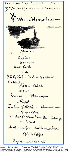Dr. Pare's Menu