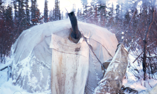 Gwich’in winter shelter
